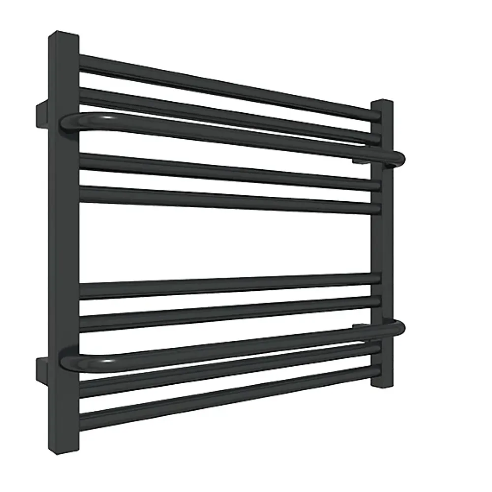 Matisere Sèche-serviette mixte noir - (HxL) 500x500 mm - 200 Watt - 241 Watt - LIM500-500Z8N