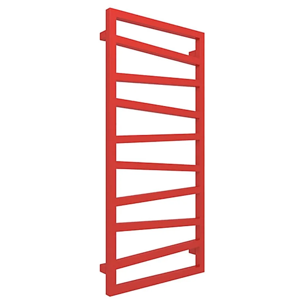 Sèche-Serviettes Mixte|Matisere Sèche-serviette mixte rouge trafic de 1070mm de haut et 500mm de large - 418 Watt - ZIG1070/500Z83020