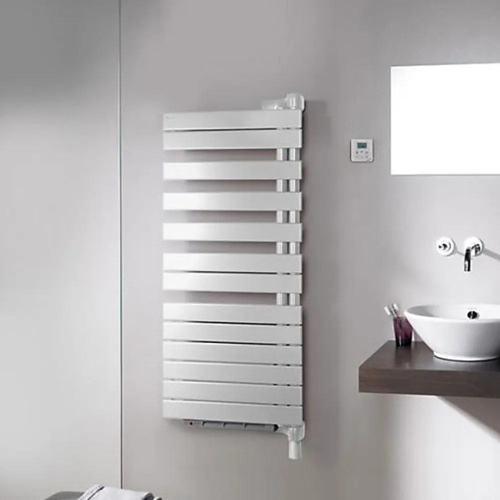 Matisere Sèche-serviette soufflant blanc de 874mm de haut - 550mm de large - 1000 Watt - ROFER-09-55/IFS/B
