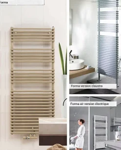 Sèche-Serviettes Soufflant|Matisere Sèche-serviette soufflant électrique blanc - HxL : 1746x496mm - 1000 Watt - LFE-170-50/IFS/B