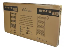 Pureline Sèche-serviettes avec minuterie 500W