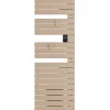 Sèche-Serviettes Électrique|Atlantic Sèche-serviettes connecté Nefertiti mât à gauche 750W beige - - 850044