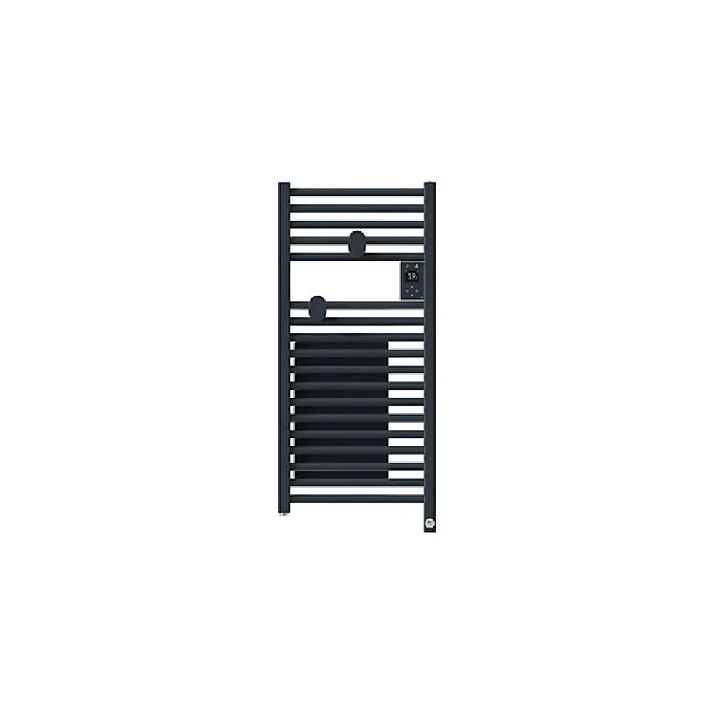 Sèche-Serviettes Soufflant|Thermor Sèche-serviettes connecté Riva 5 Etroit avec soufflerie 1300W Ardoise - - 471653