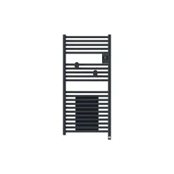 Thermor Sèche-serviettes connecté Riva 5 avec soufflerie 1500W Gris ardoise - - 471636