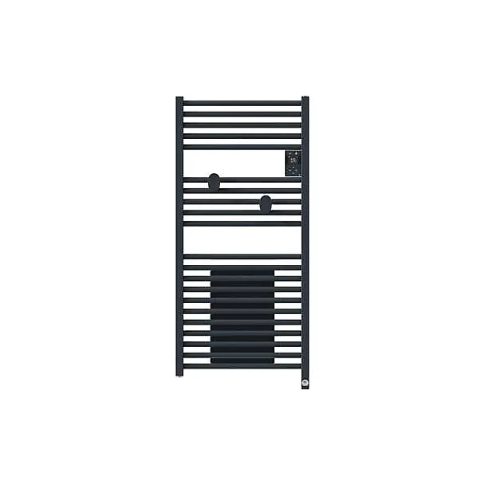 Thermor Sèche-serviettes connecté Riva 5 avec soufflerie 1500W Gris ardoise - - 471636