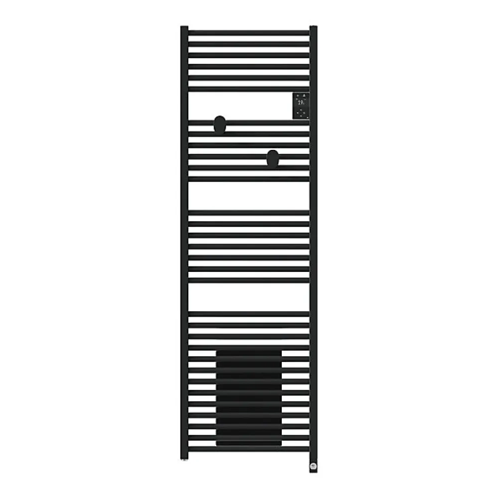 Sèche-Serviettes Soufflant|Thermor Sèche-serviettes connecté Riva 5 avec soufflerie 1750W Noir carbone - - 471640