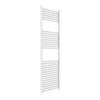 Kiamami Valentina Sèche-Serviettes De Salle De Bain 50X150 En Acier Blanc