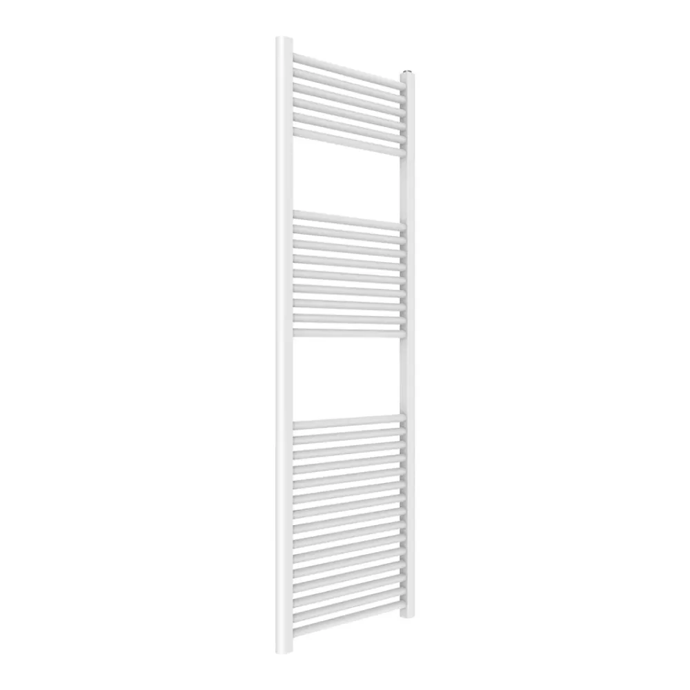 Kiamami Valentina Sèche-Serviettes De Salle De Bain 50X150 En Acier Blanc