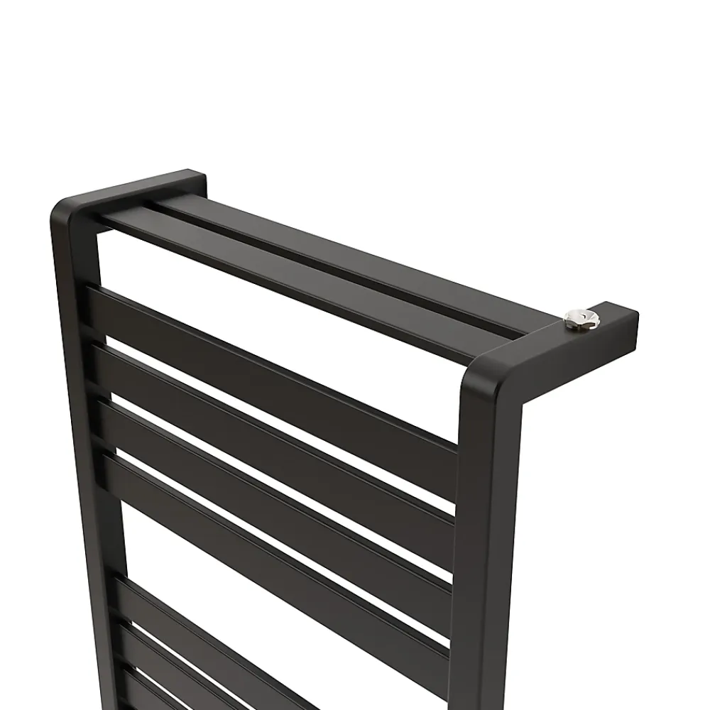 GoodHome Sèche-serviettes eau chaude en acier Loreto vertical anthracite 679 W
