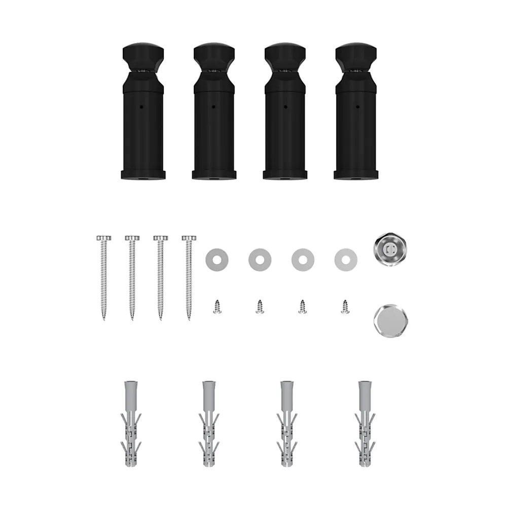 Flomasta Sèche-serviettes eau chaude plat en acier noir 609W