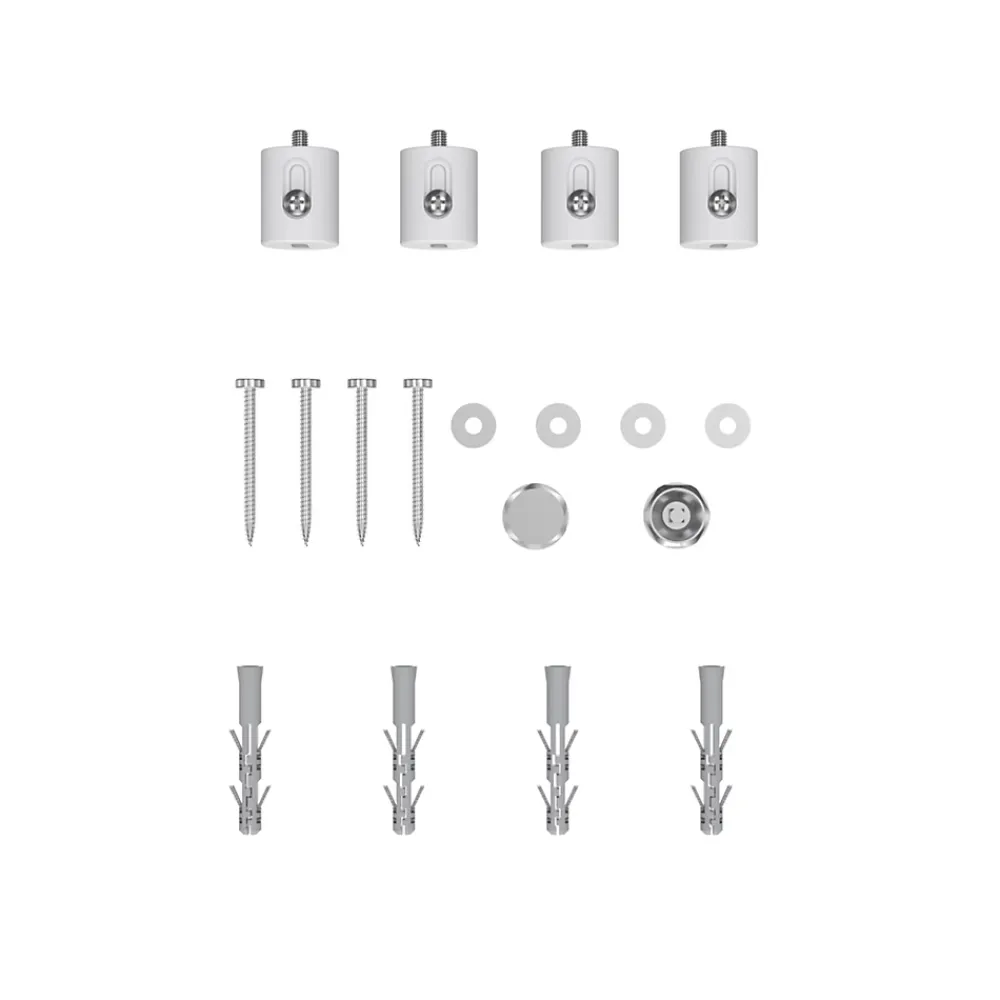 GoodHome Sèche-serviettes eau chaude en acier Aspley blanc 485W