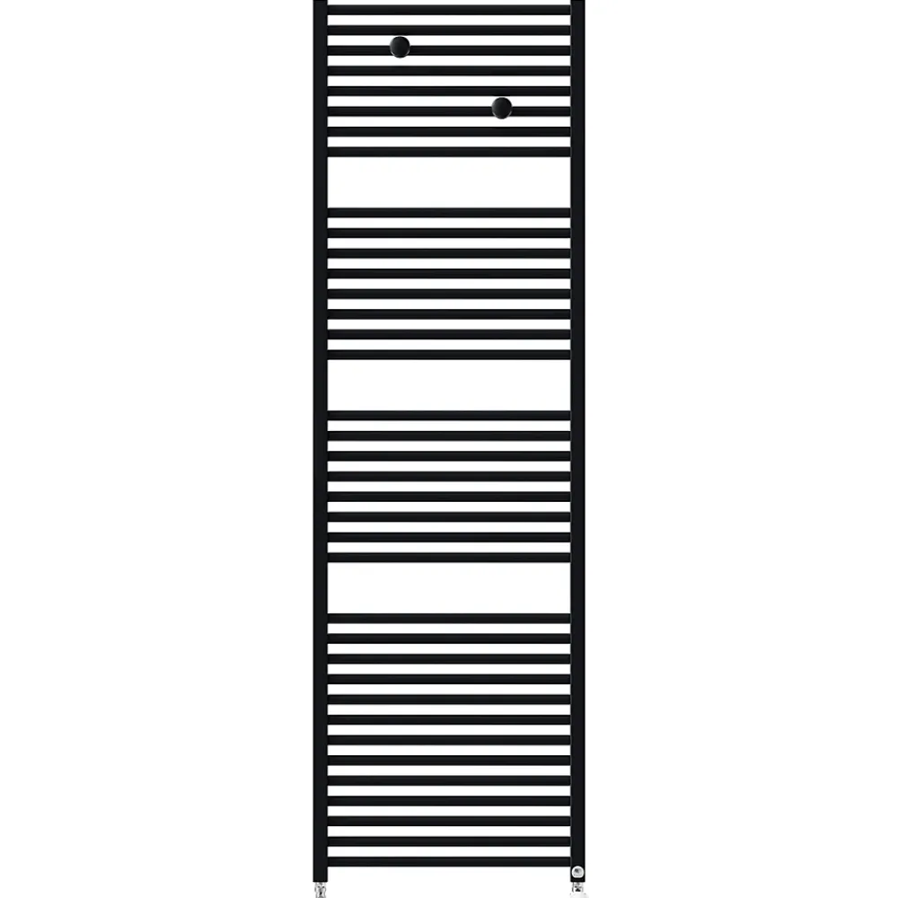 Sèche-Serviettes Eau Chaude|Thermor Sèche-serviettes eau chaude Riva 4 924W avec collecteurs noir - - 471614