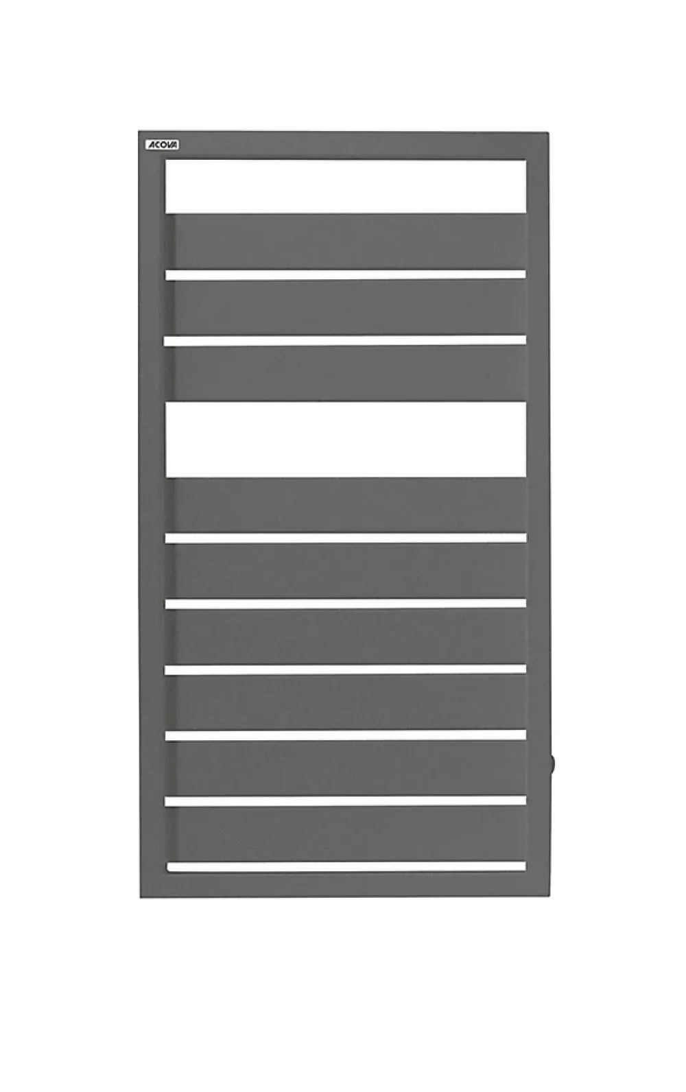 Acova Sèche-serviettes eau chaude en acier Astrakan grey aluminium 432W
