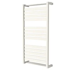 GoodHome Sèche-serviettes eau chaude en acier Loreto vertical blanc 546 W