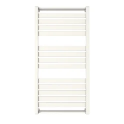 GoodHome Sèche-serviettes eau chaude en acier Loreto vertical blanc 546 W