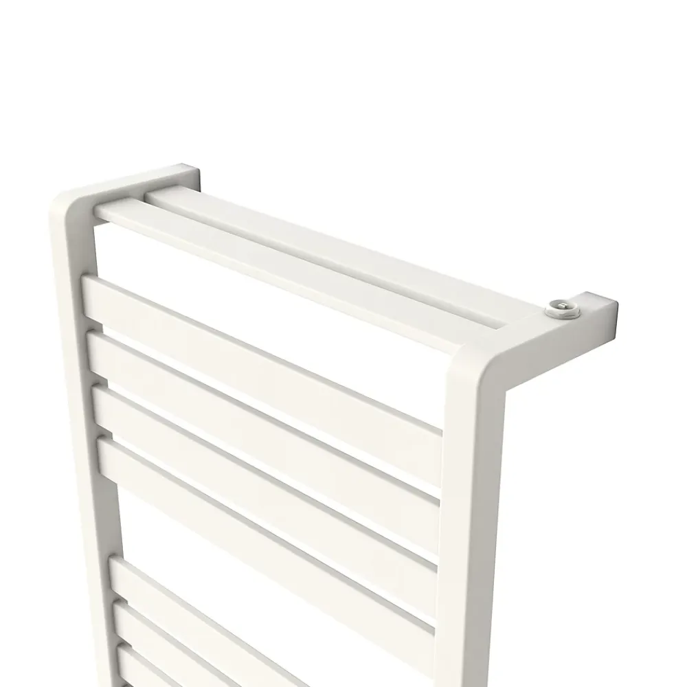 GoodHome Sèche-serviettes eau chaude en acier Loreto vertical blanc 546 W