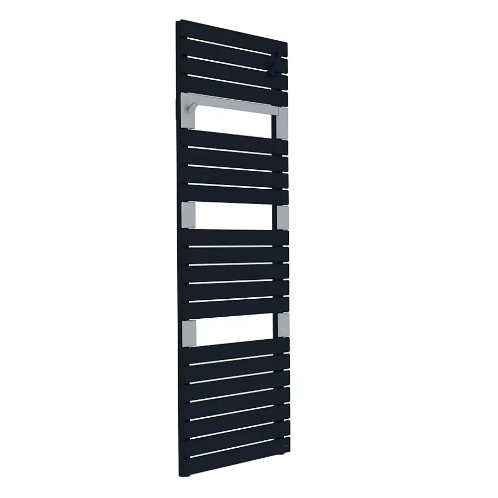 Sauter Sèche-serviettes eau chaude en acier Asama anthracite 715W