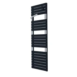Sauter Sèche-serviettes eau chaude en acier Asama anthracite 715W