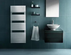 Sèche-Serviettes Eau Chaude|Sauter Sèche-serviettes eau chaude en acier Asama blanc 715W