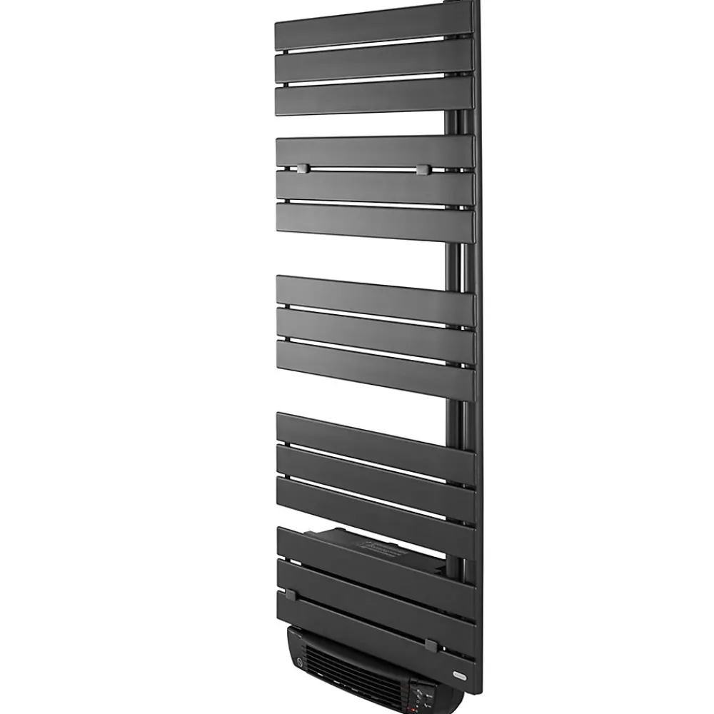 Delonghi Sèche-serviettes eau chaude en acier Penny 1035W anthracite