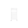 Thermor Sèche-serviettes eau chaude Riva 4 étroit 314W avec collecteurs blanc brillant - - 471605