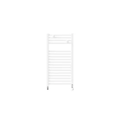 Thermor Sèche-serviettes eau chaude Riva 4 étroit 314W avec collecteurs blanc brillant - - 471605