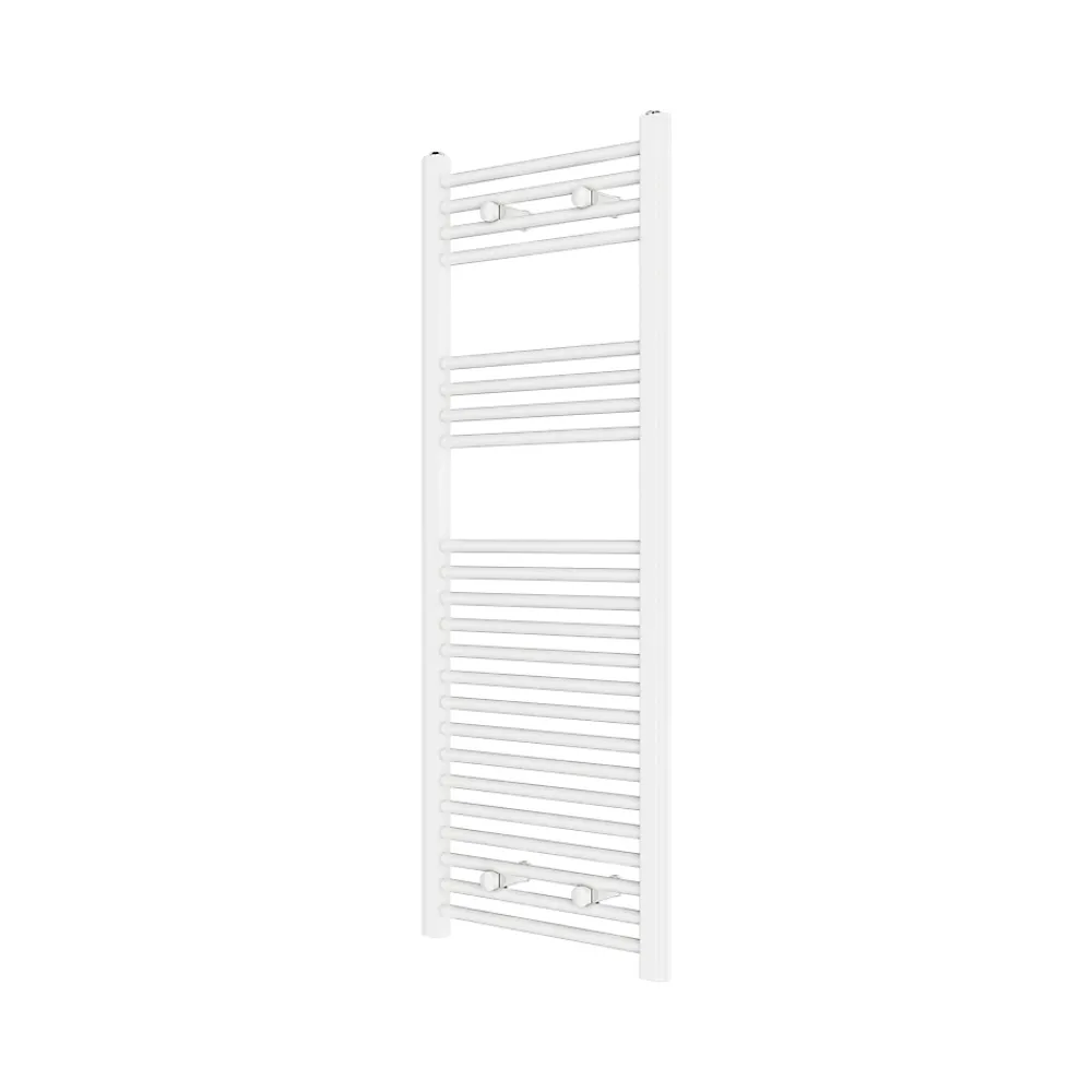Sèche-Serviettes Eau Chaude|Flomasta Sèche-serviettes eau chaude plat en acier blanc 490W