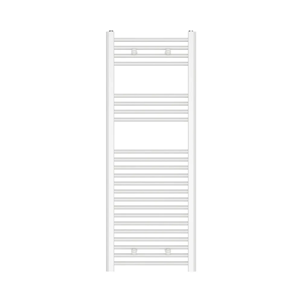 Sèche-Serviettes Eau Chaude|Flomasta Sèche-serviettes eau chaude plat en acier blanc 490W