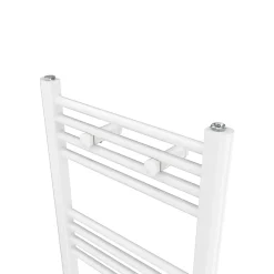 Sèche-Serviettes Eau Chaude|Flomasta Sèche-serviettes eau chaude plat en acier blanc 490W