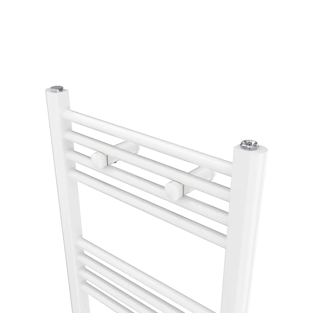 Sèche-Serviettes Eau Chaude|Flomasta Sèche-serviettes eau chaude plat en acier blanc 490W