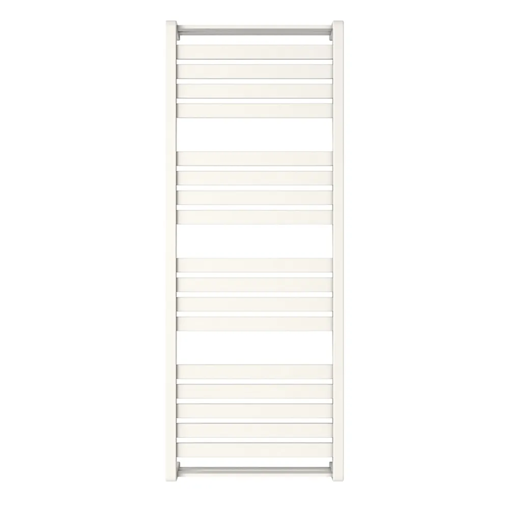 Sèche-Serviettes Eau Chaude|GoodHome Sèche-serviettes eau chaude en acier Loreto vertical blanc 679 W