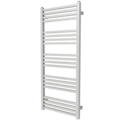 GoodHome Sèche-serviettes eau chaude en acier Duala gris 20 barres - 438 W