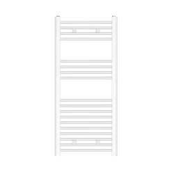 Flomasta Sèche-serviettes eau chaude en acier blanc 411W