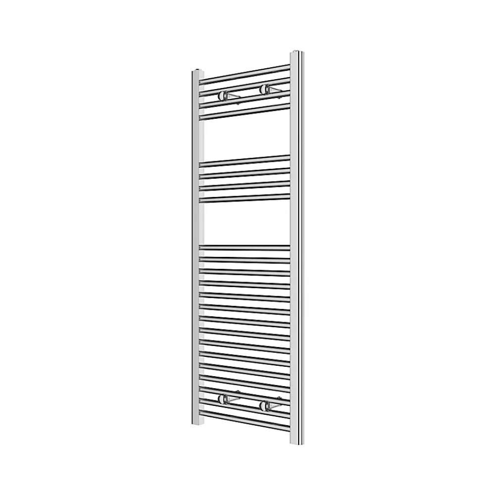 Flomasta Sèche-serviettes eau chaude plat en acier argent 333W