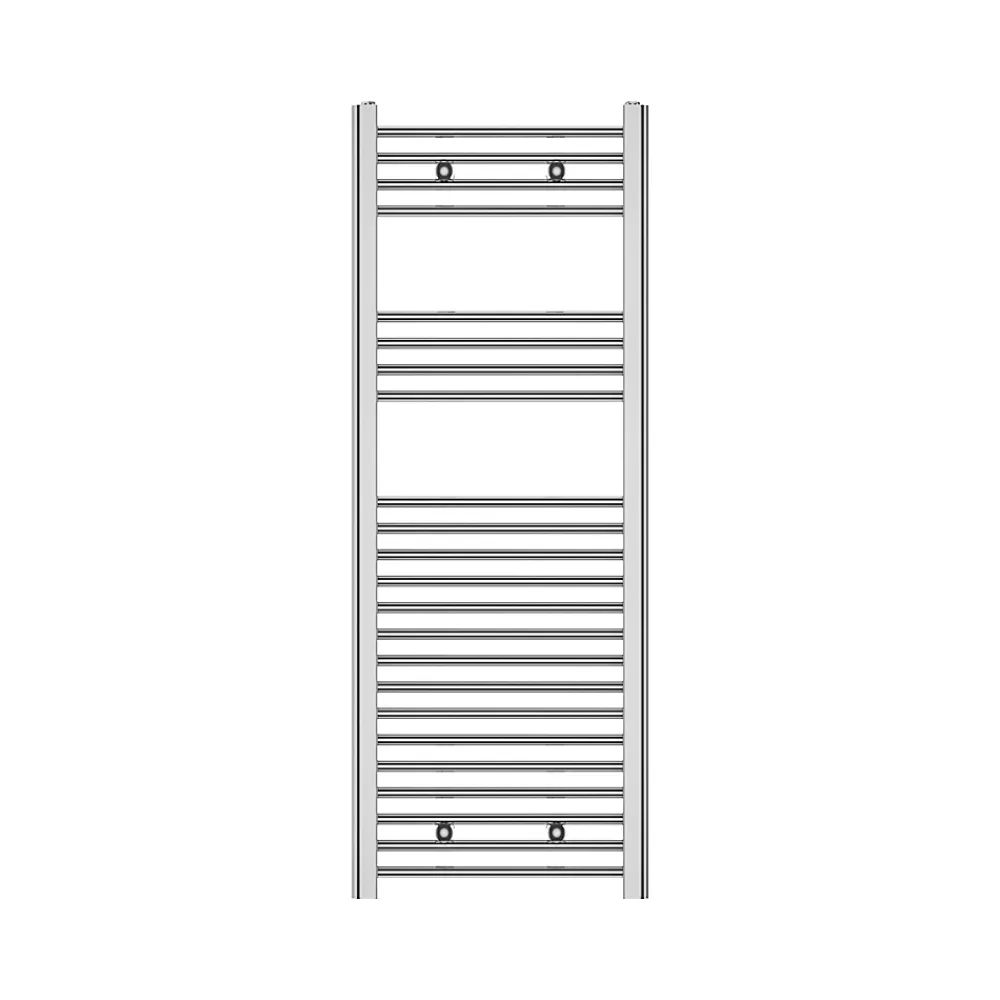 Flomasta Sèche-serviettes eau chaude plat en acier argent 333W