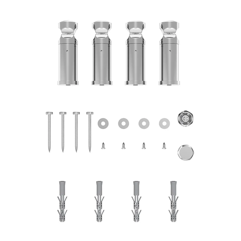 Flomasta Sèche-serviettes eau chaude plat en acier argent 333W