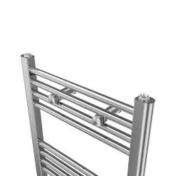 Flomasta Sèche-serviettes eau chaude plat en acier argent 333W