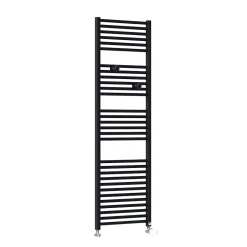 Thermor Sèche-serviettes eau chaude Riva 4 717W avec collecteurs noir - - 471613