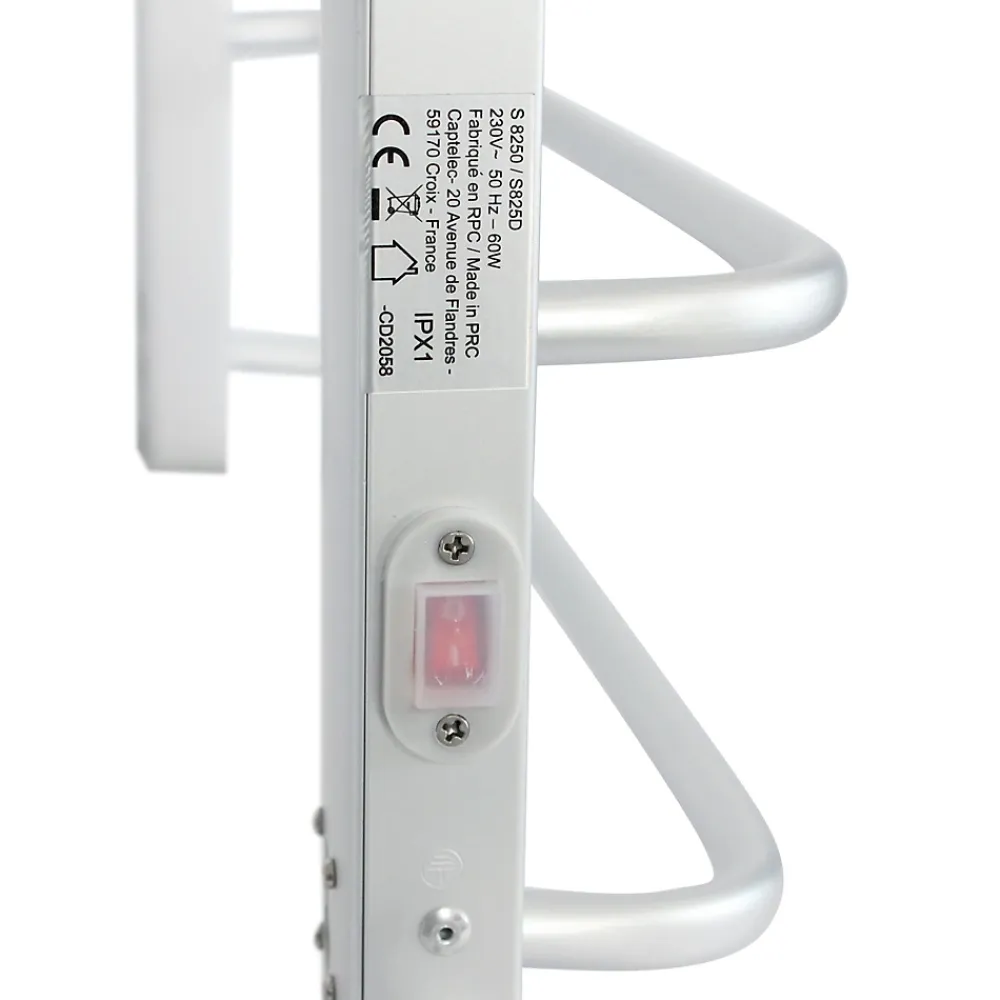 Sèche-Serviettes Électrique|Fishtec Sèche-Serviettes Electrique Salle de Bain 60 W