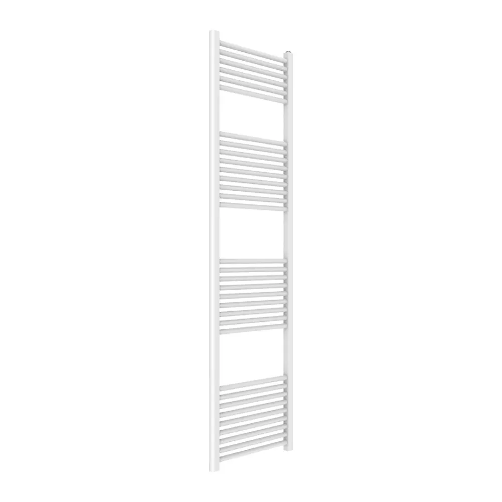 Sèche-Serviettes Eau Chaude|Kiamami Valentina Sèche-Serviettes En Acier Blanc 50X180 Avec 9+9+9+6 Tubes Horizontaux