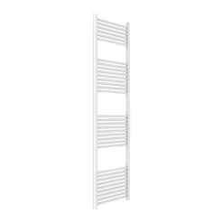 Sèche-Serviettes Eau Chaude|Kiamami Valentina Sèche-Serviettes En Acier Blanc 50X180 Avec 9+9+9+6 Tubes Horizontaux