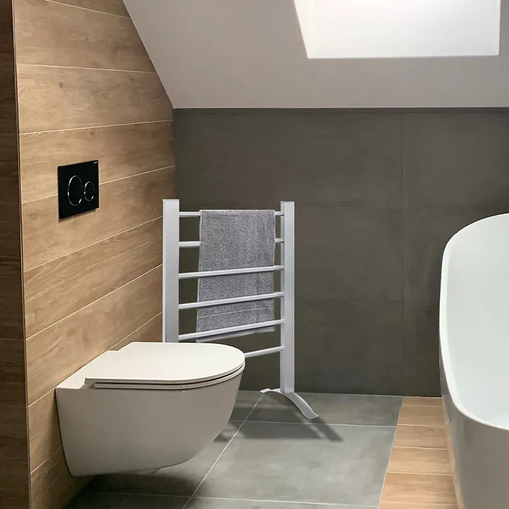 Sèche-Serviettes Électrique|Fishtec Sèche-Serviettes Sur Pied ou Mural