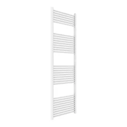 Kiamami Valentina Sèche-Serviettes Hydraulique Salle De Bain 60X180 En Acier Blanc