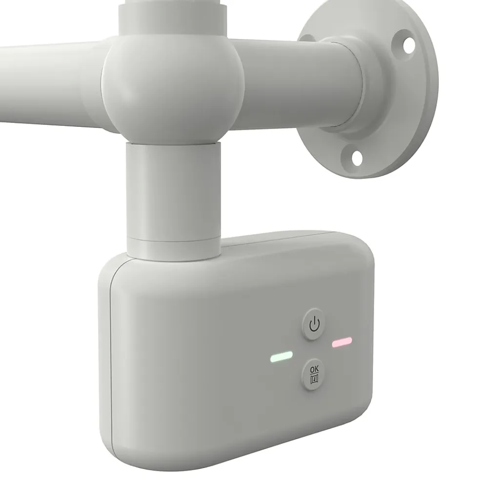 GoodHome Sèche-serviettes électrique à inertie fluide Hyana blanc 500W