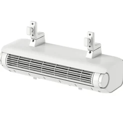 Sèche-Serviettes Soufflant|GoodHome Sèche-serviettes électrique Loreto blanc 500W + Soufflerie amovible Acilia blanc 1000W