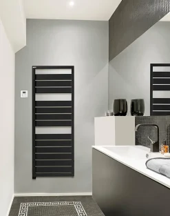 Acova Sèche-serviettes électrique à inertie fluide Astrakan noir 750W