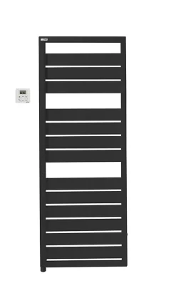 Acova Sèche-serviettes électrique à inertie fluide Astrakan noir 750W