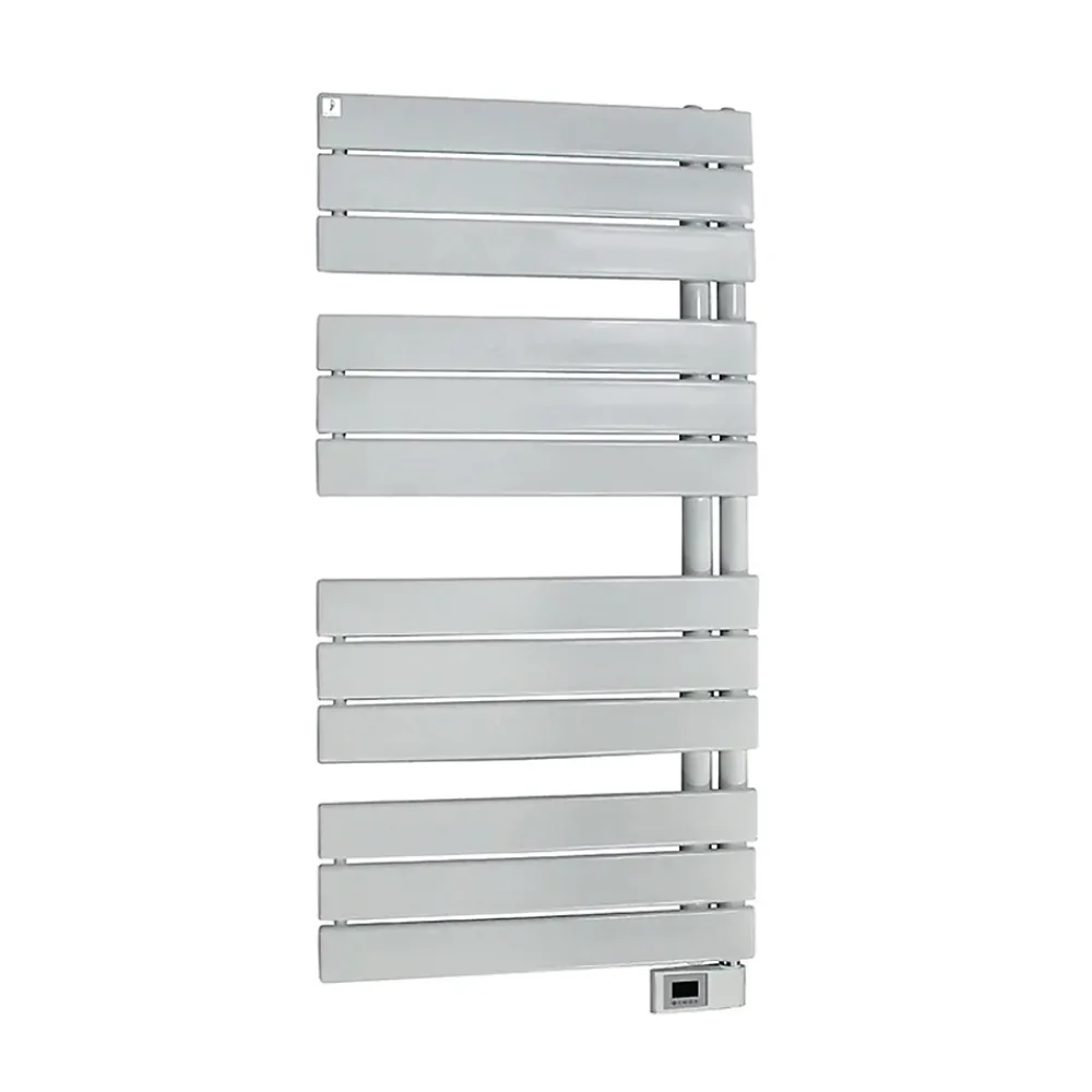 Sèche-Serviettes Électrique|Deltacalor Sèche-serviettes électrique asymétrique 500W blanc 5m²