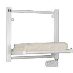 Deltacalor Sèche-serviettes électrique à inertie fluide Papillon1 150W blanc