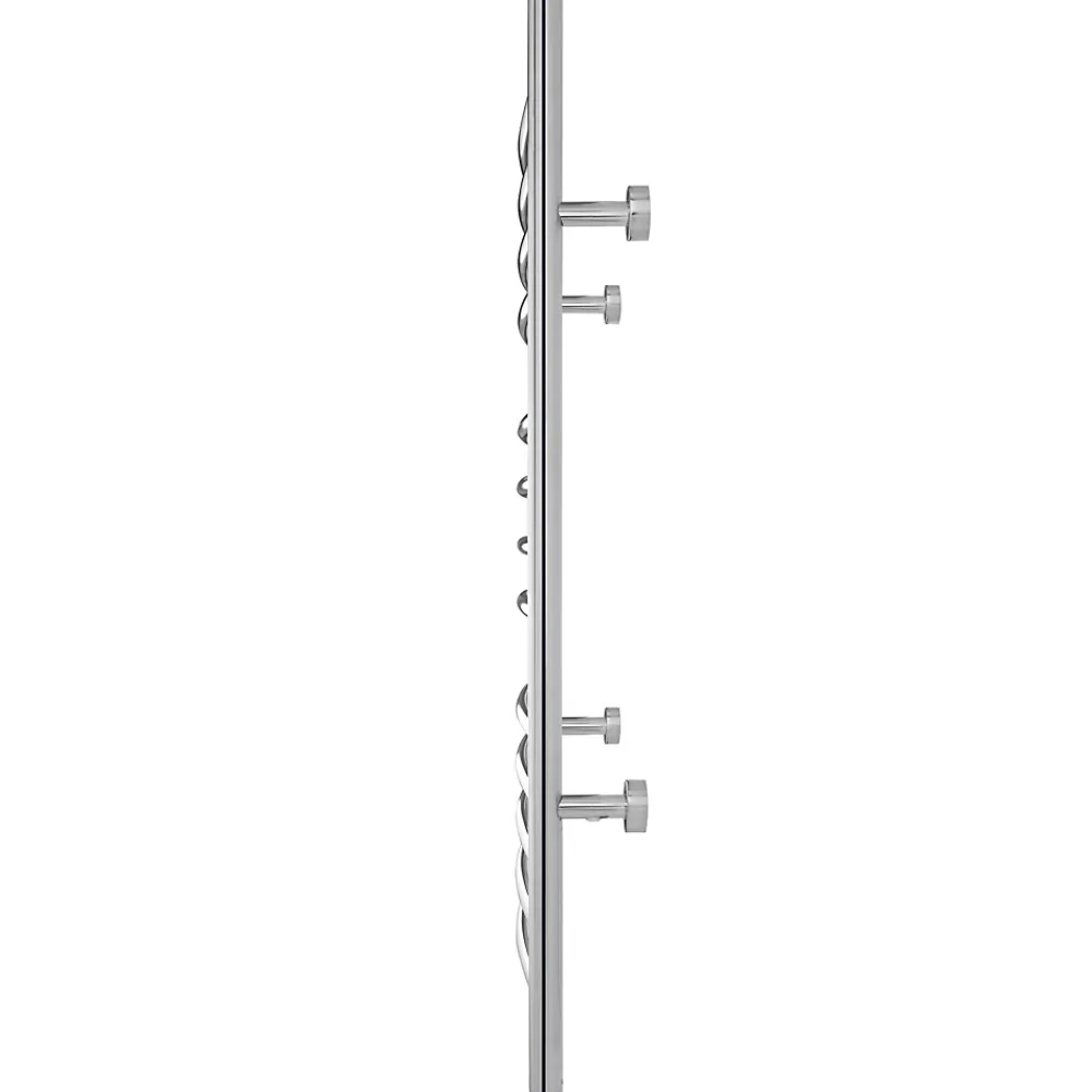 WarmlyYours Sèche-serviettes électrique chrome 150W , Dimensions: 101.6 cm x 45.7 cm